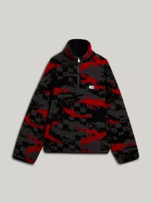 Fleece polar com zíper até o peito