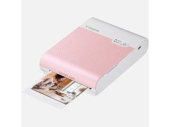 Canon SELPHY Square QX10 - Printer - farve - farvesublimering - 72 x 85 mm op til 0.7 min./side (farve) - Wi-Fi - pink