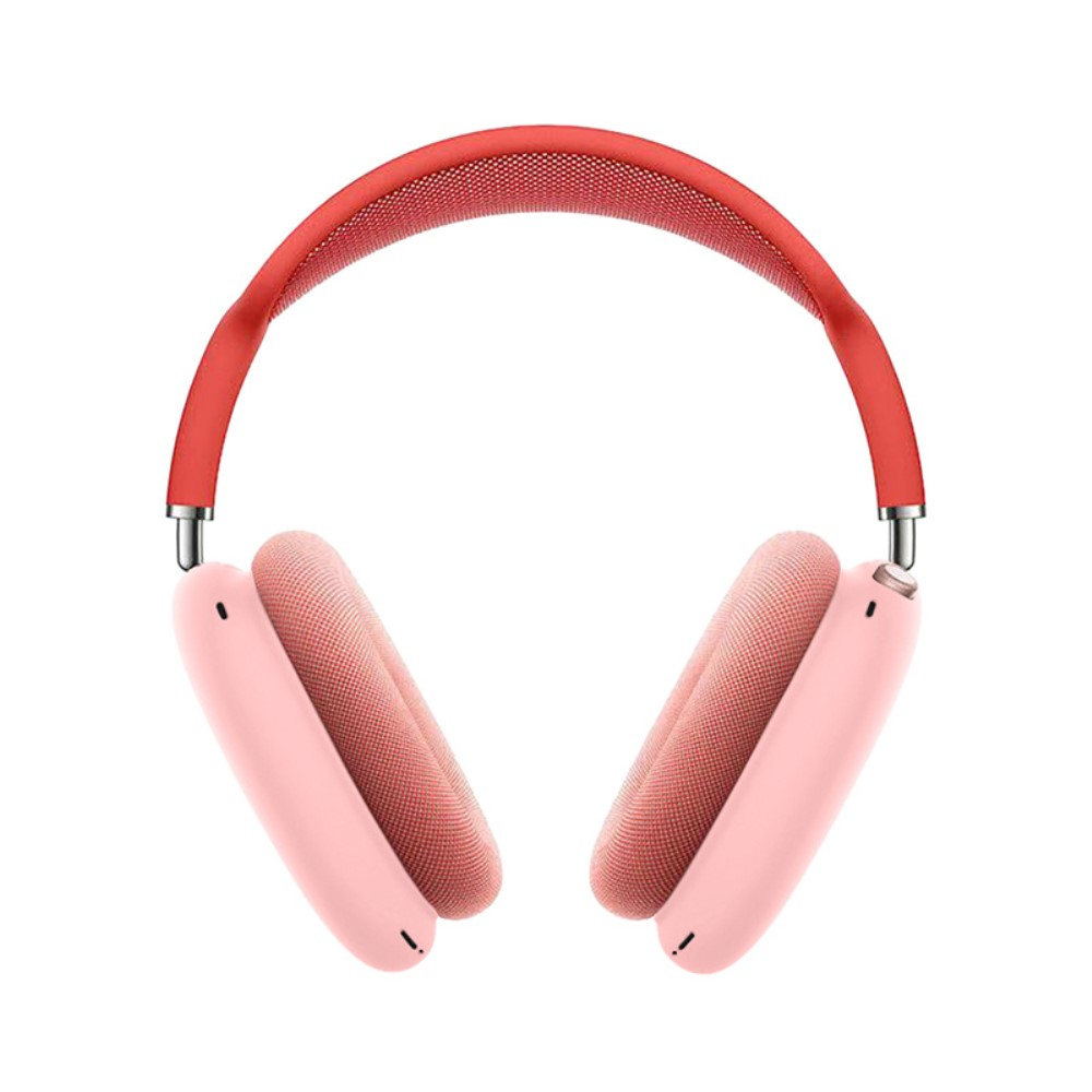 (5-tlg.Set) AirPods Max Silikon Hülle Schutz Abdeckung - Rosa
