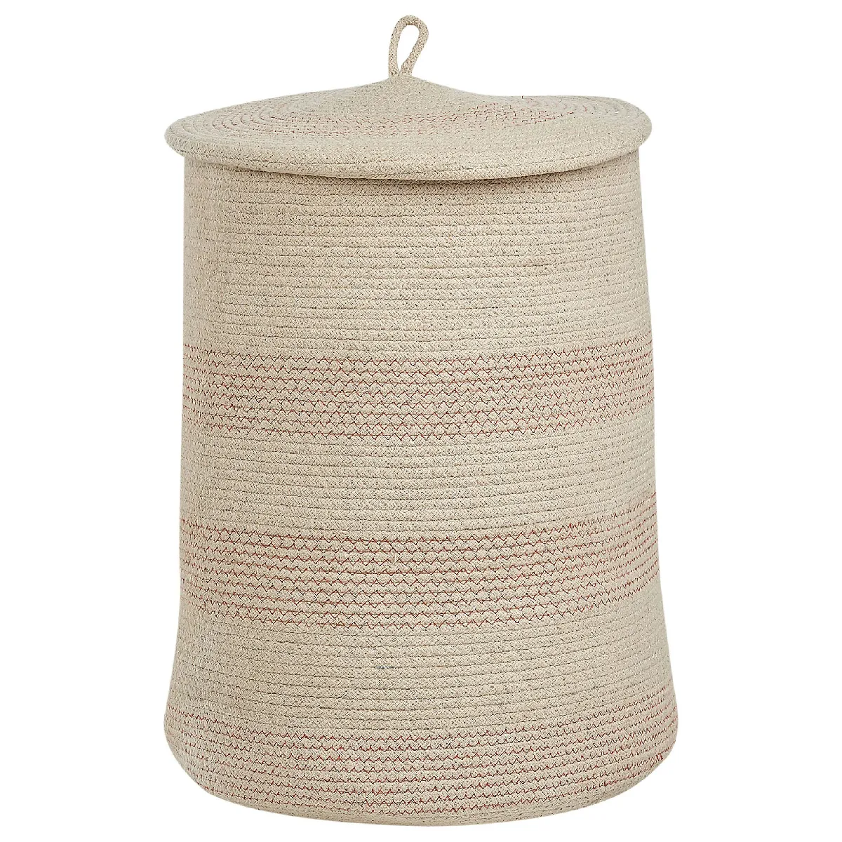 Beliani SILOPI - Panier en coton beige clair