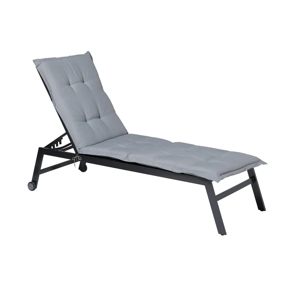 Madison - Ligbedkussen Panama light grey - Ca. 200x65 cm