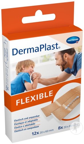 Hartmann DermaPlast Flexible 2 Tailles 20 Pièces