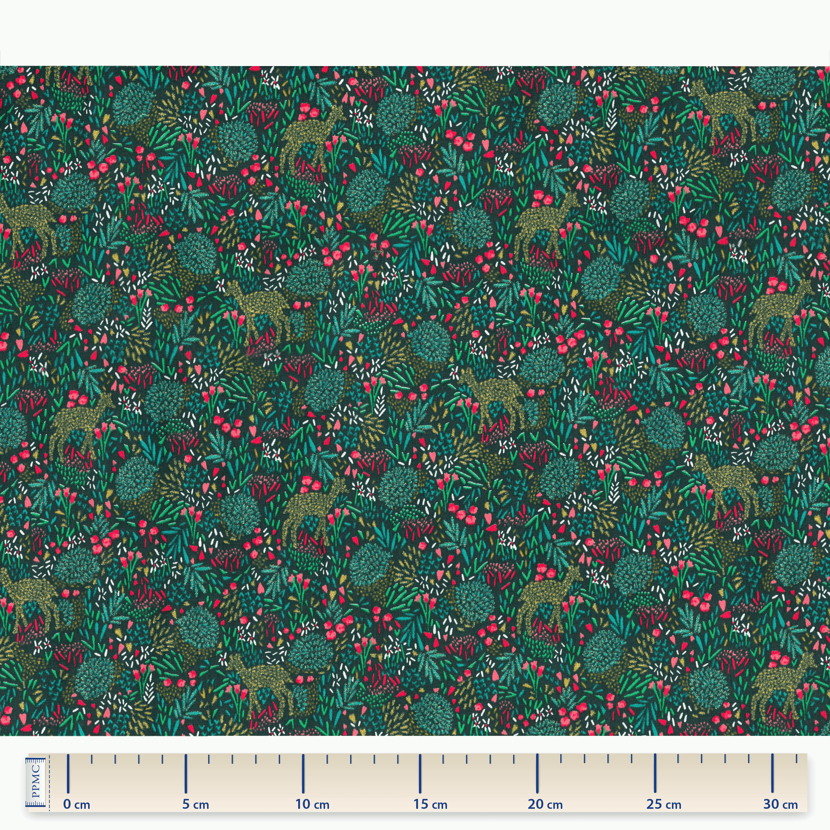 Tissu Coton Au Mètre Biche