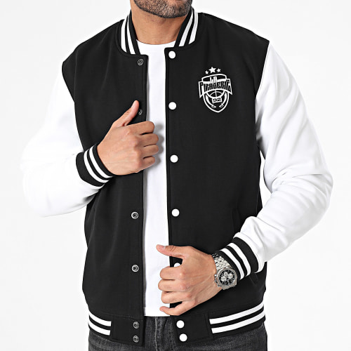 Veste Teddy All Star Noir Blanc