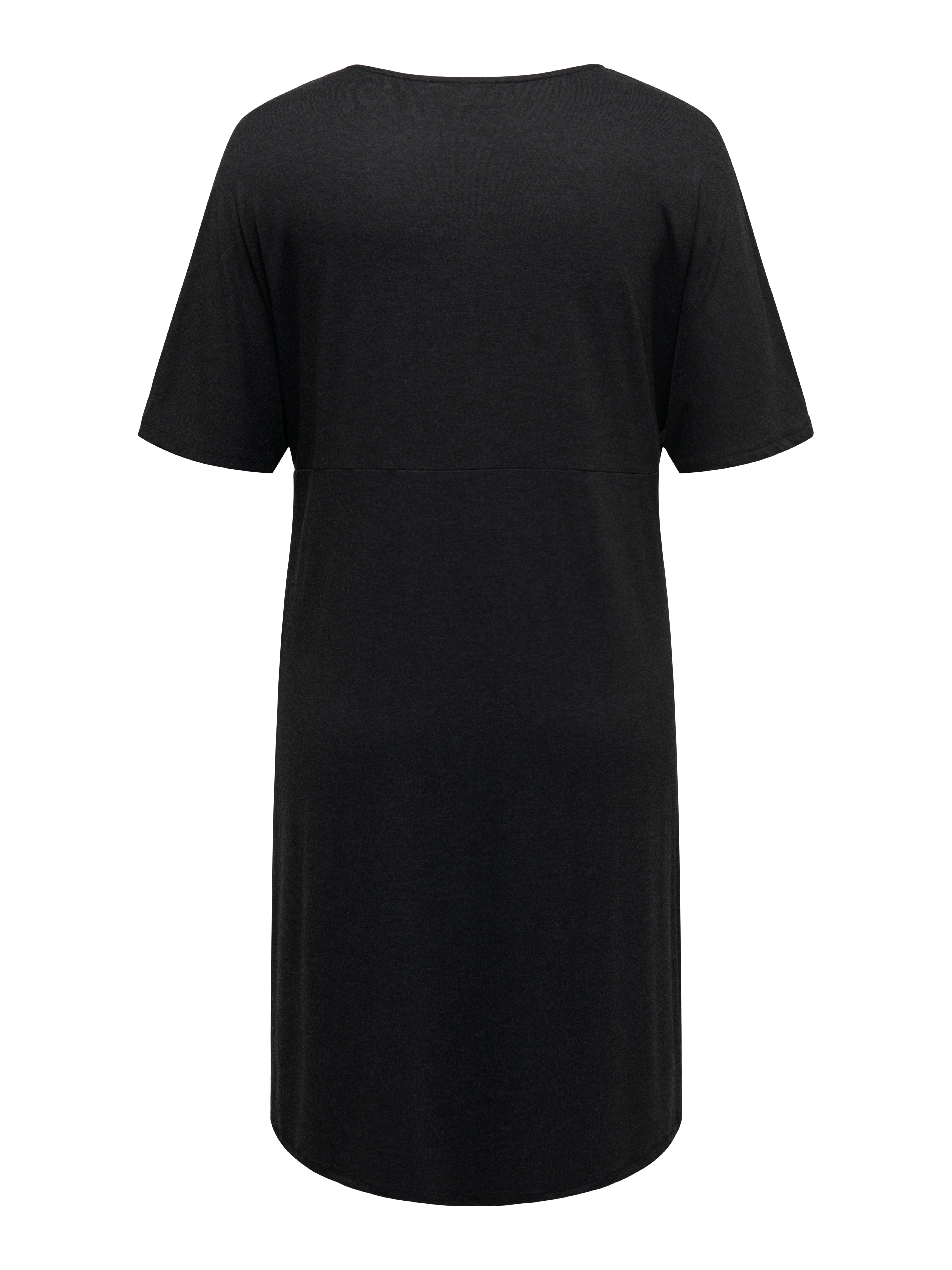 CARPILI Kurzes Kleid Dark Grey Melange