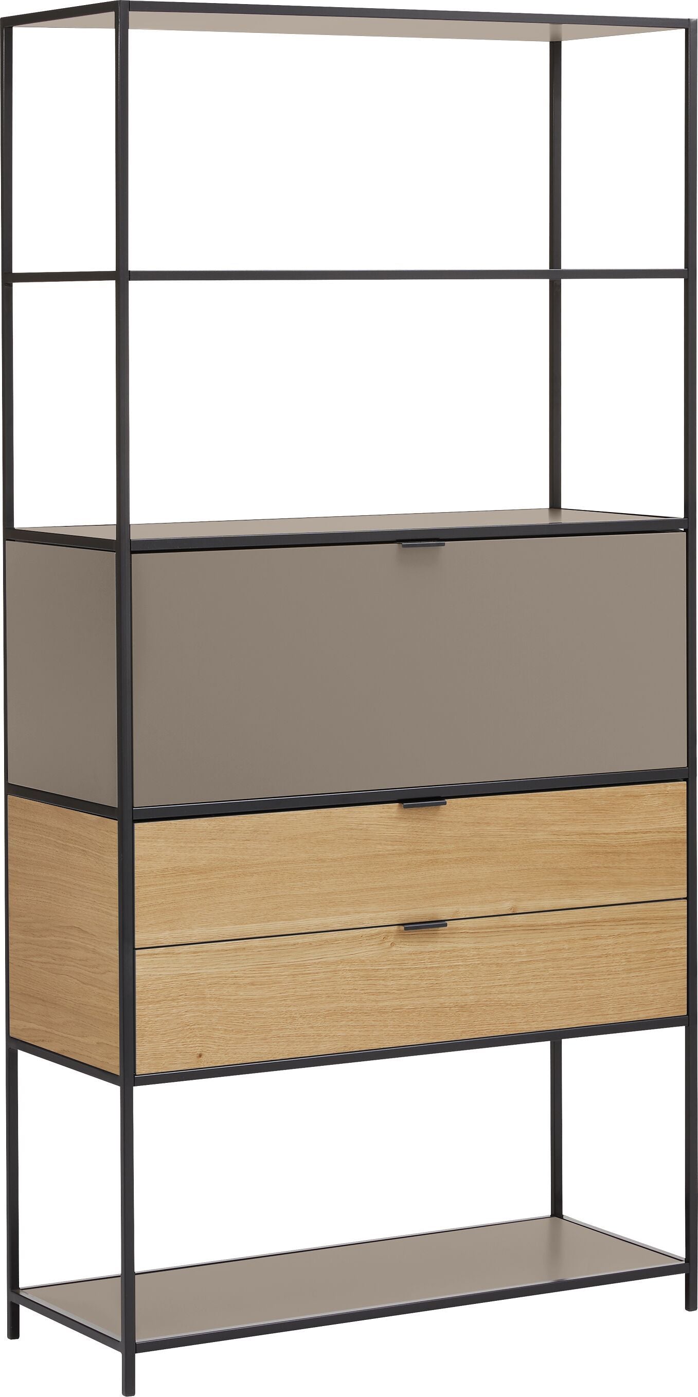 SEVEN Regal - Sand / B: 93.2 cm x T: 39.0 cm x H: 189.0 cm
