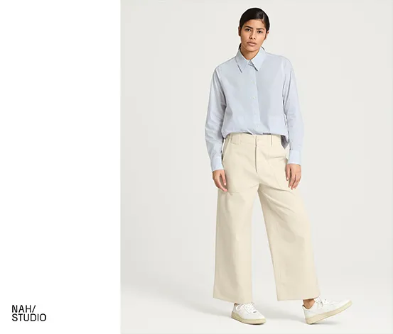 NAH/STUDIO Culotte | ungefärbte Baumwolle