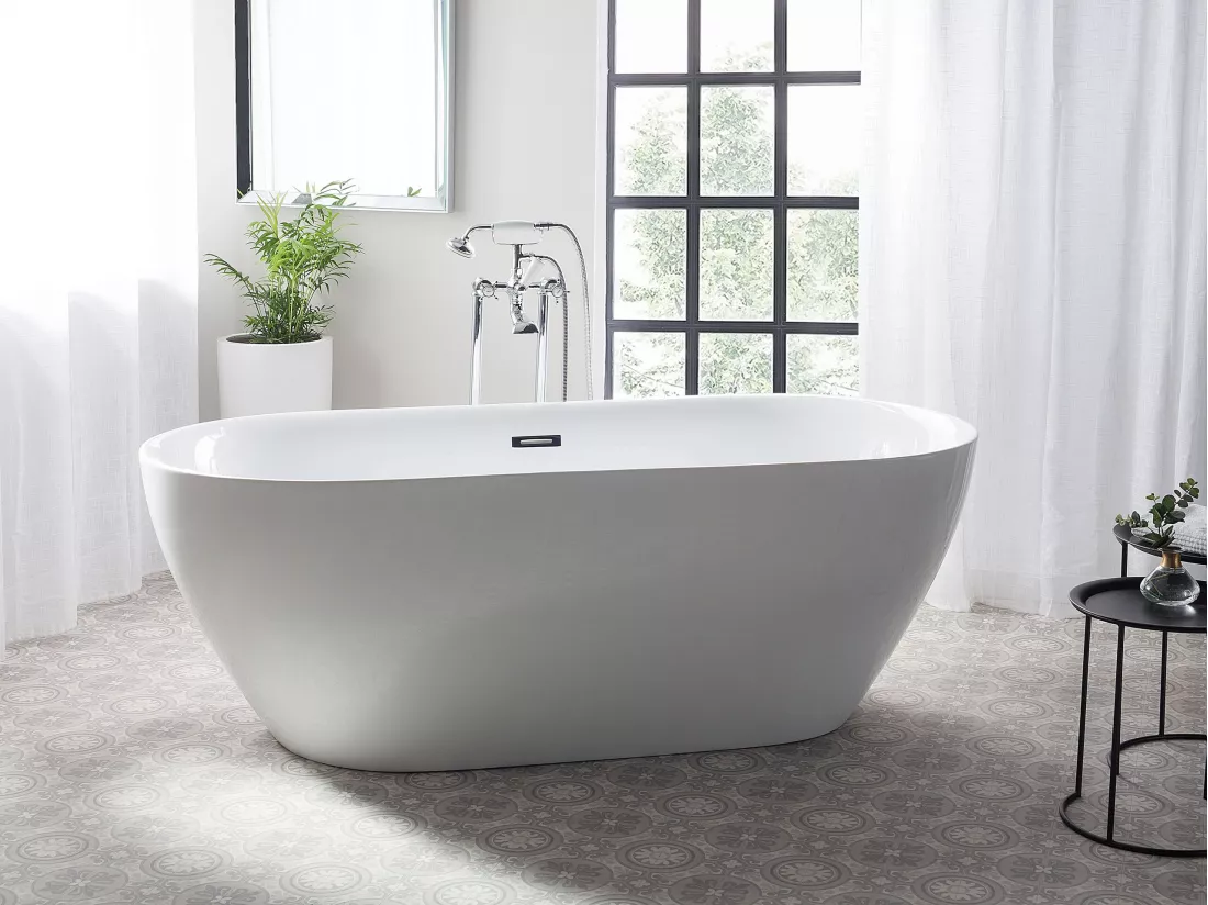 Baignoire îlot blanche 150 x 75 cm CARRERA