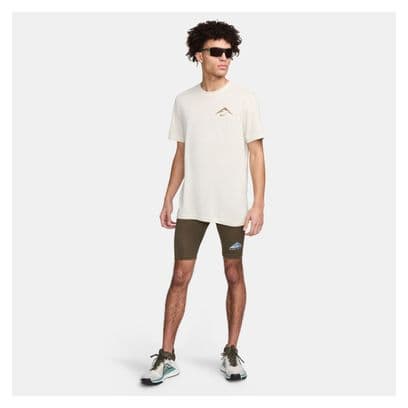 T-shirt manches courtes Nike Dri-Fit Trail Beige Homme