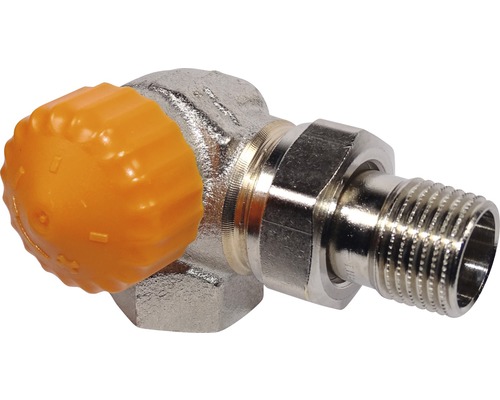 Heimeier Thermostatische Klepbehuizing Eclipse Hoek Links 1/2 Inch Nikkel 3933-02.000