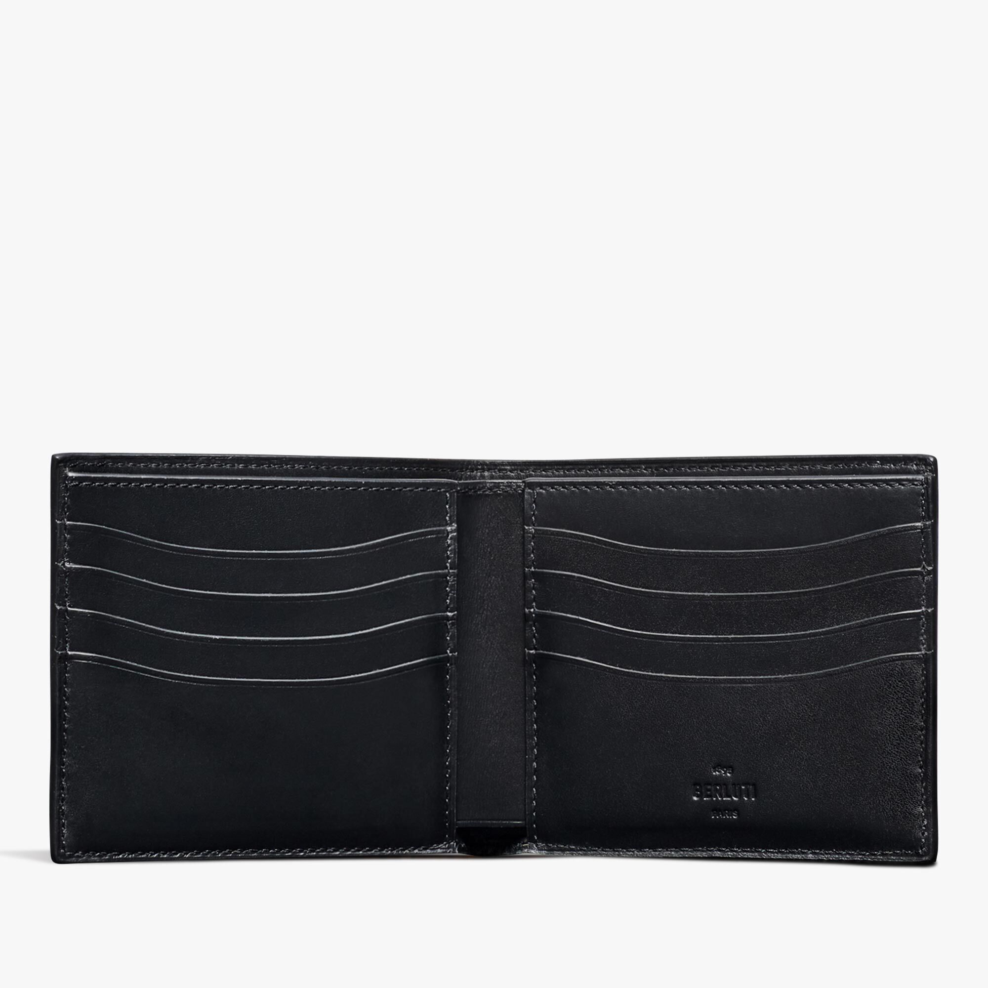 Portefeuille Makore En Cuir Scritto