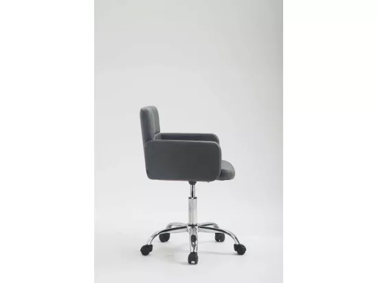 Chaise de bureau - Similicuir & Métal chromé - Los Angeles