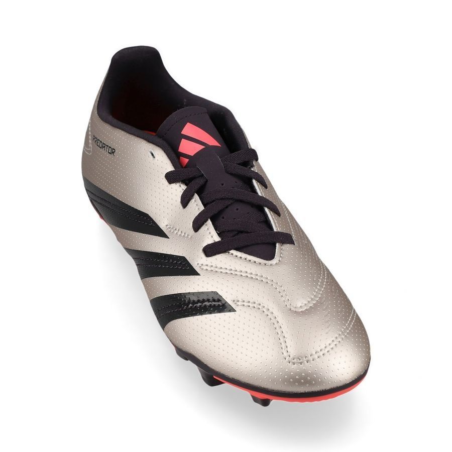 adidas Predator Club FxG Vivid Horizon - Argenté/Aurora Black/Turbo Enfant