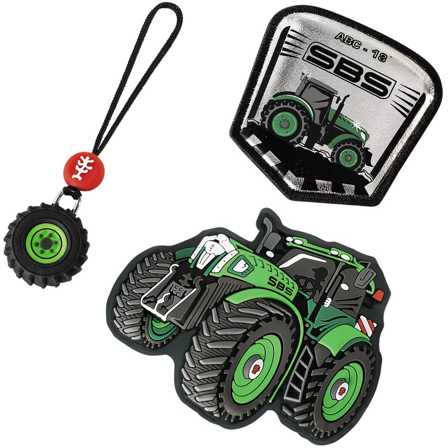Step by Zubehör-Set Magic Mags Green Tractor
