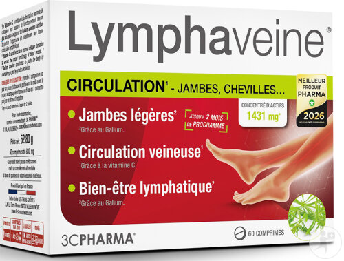 3C Pharma Lymphaveine 60 Comprimés