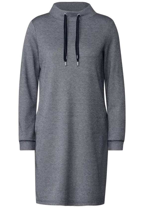 Jacquard Kleid - universal blue
