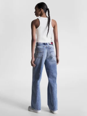 Regata cropped slim fit com logo