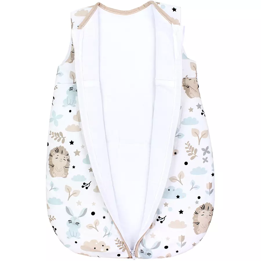 TupTam Baby Ganzjahres Schlafsack Ärmellos Wattiert beige Modell 1