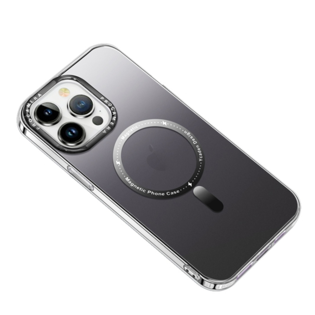 iPhone 14 Pro MagSafe Hardcase Hülle mit Farbverlauf - Schwarz