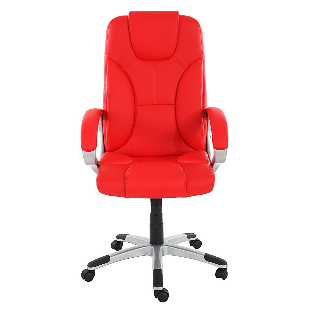 Chefsessel Catanzaro, Kunstleder ~ rot
