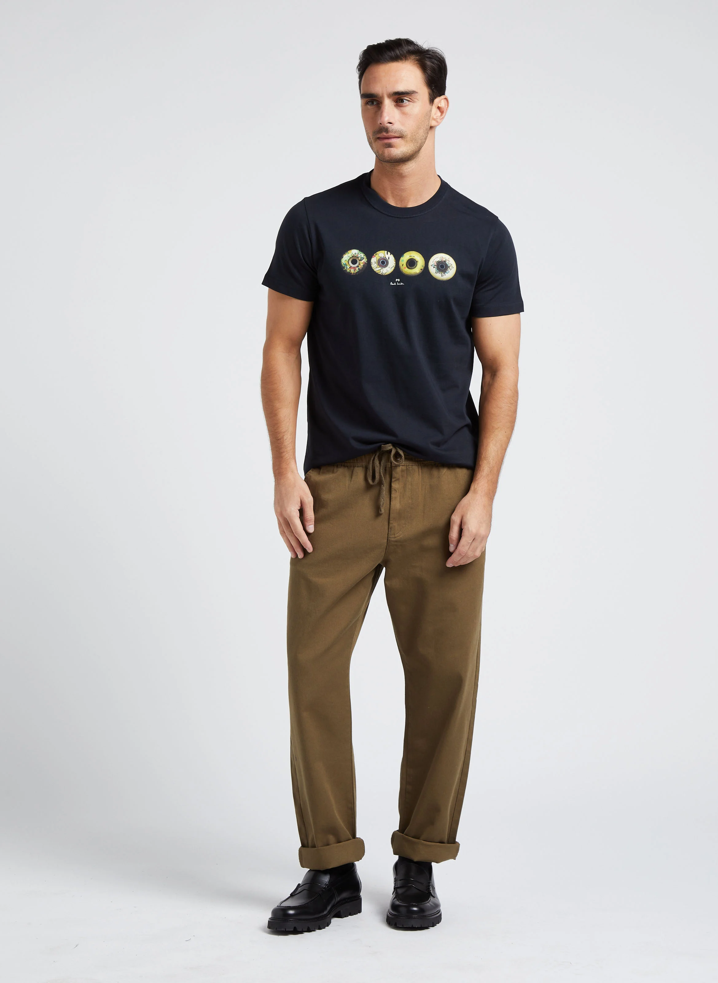 Pantalon droit en coton biologique| Vert