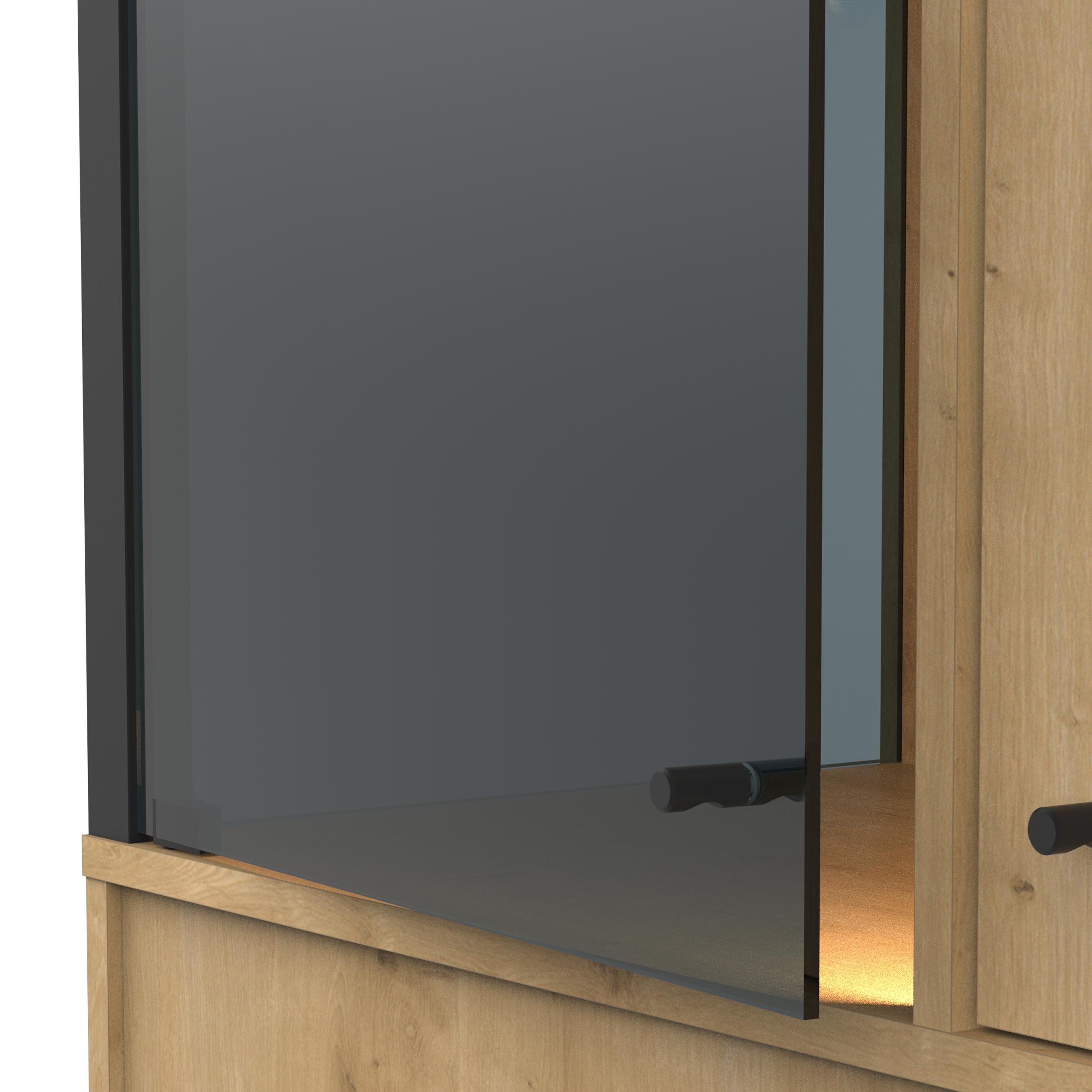 CRAFT VITRINE 1 PORTE VITREE ET 3 PORTES