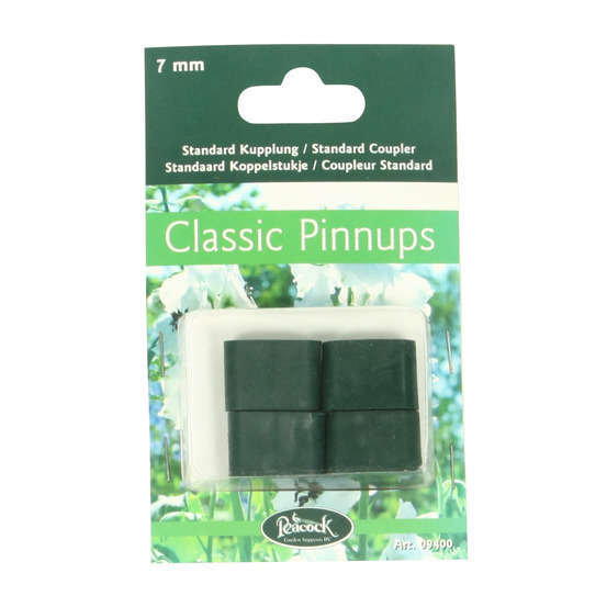 Coupleur standard 7mm pour tuteur Pinnups (4 pièces)