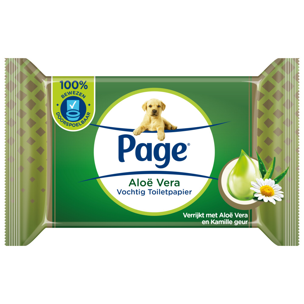 Page Vochtig Toiletpapier Aloe Vera38 stuks