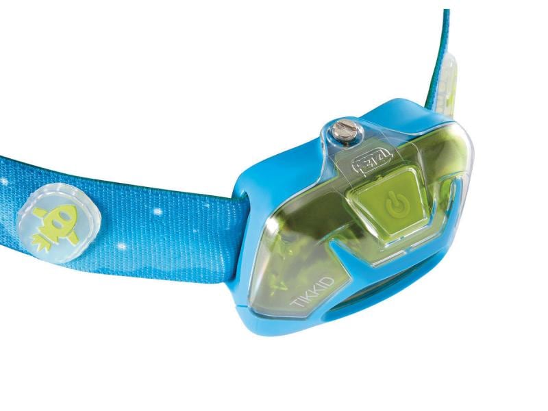 Petzl Stirnlampe TIKKID Blau Kinder-Stirnlampe mit vielen praktischen Features