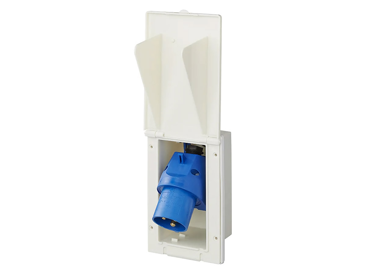 ProPlus rechthoekige CEE wandinvoerdoos - white
