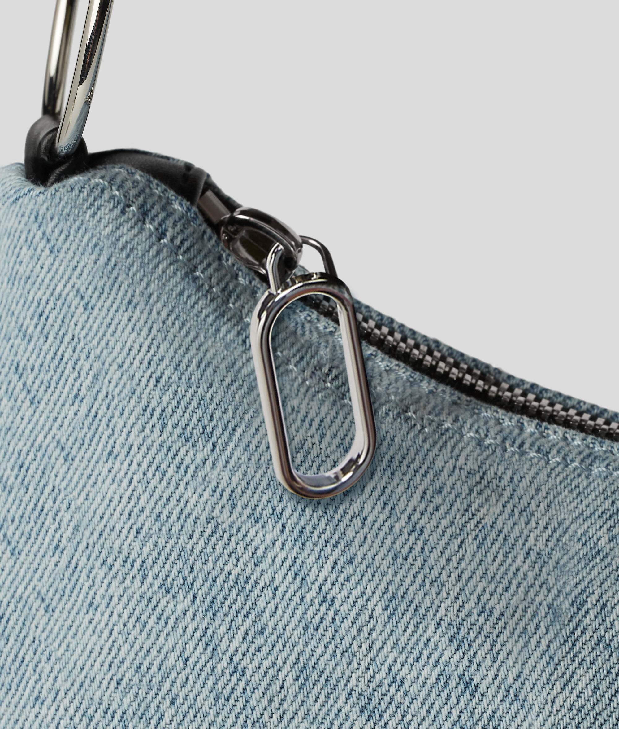 Grand sac besace en denim KLJ