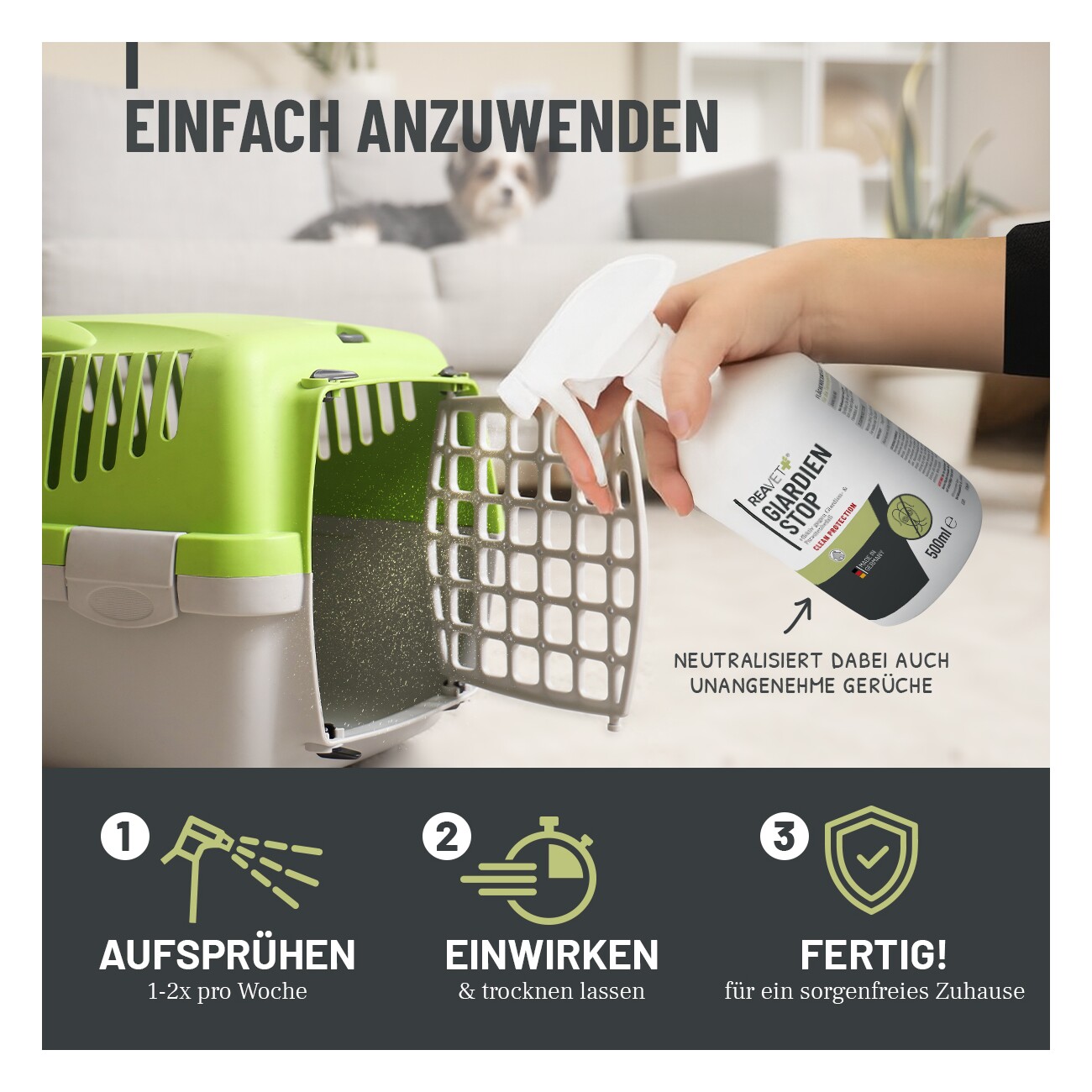 REAVET Giardien Stop Spray 500ml