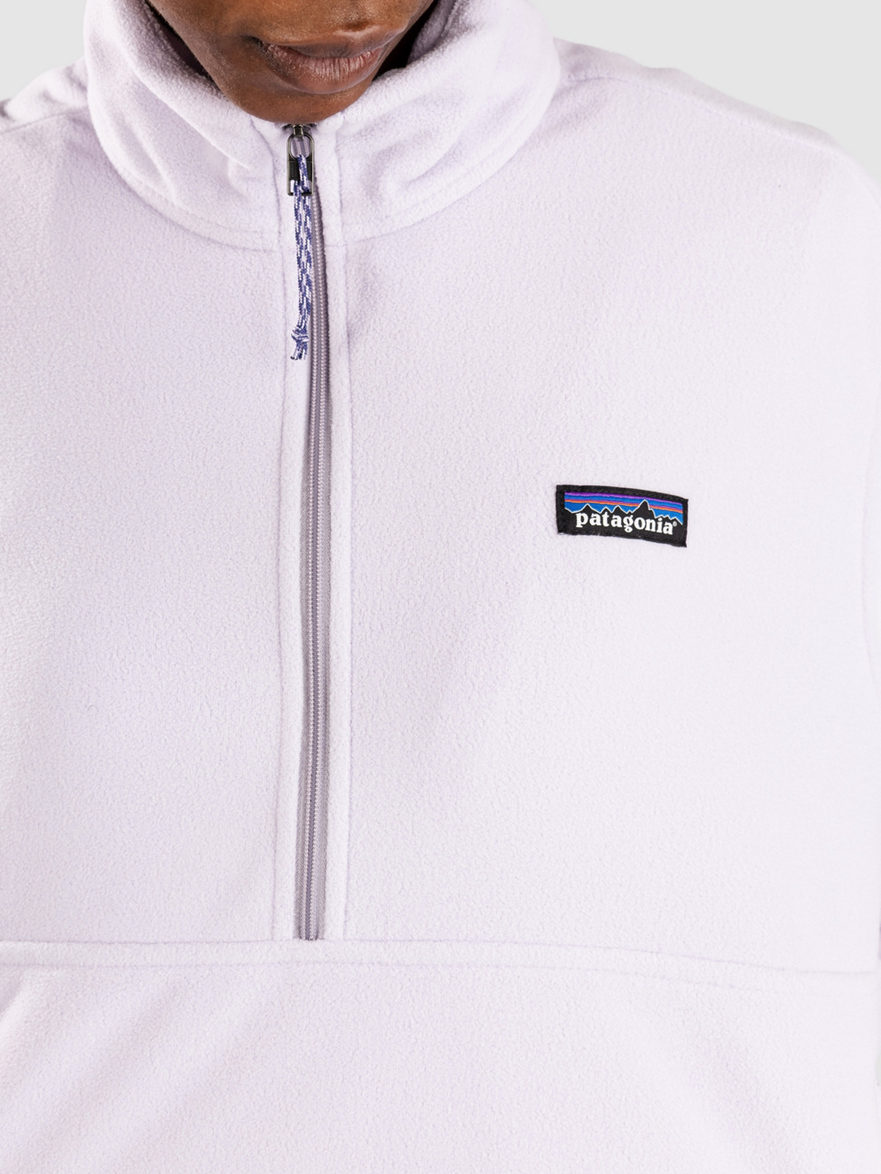 Patagonia Micro D 1/2 Fleece Zip Hoodie foxglove purple