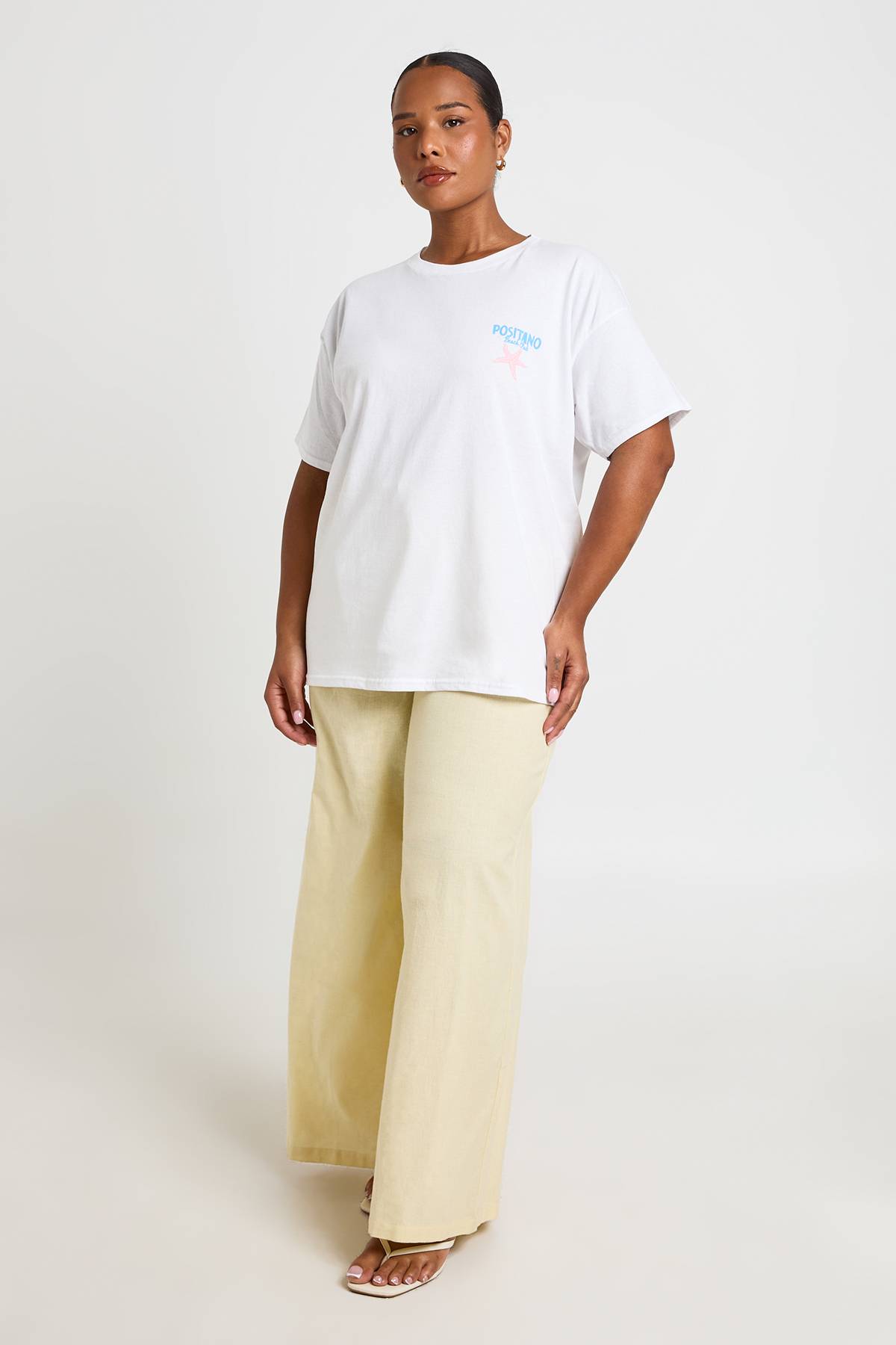 boohoo T-shirt Imprimé Coquillages Grande Taille