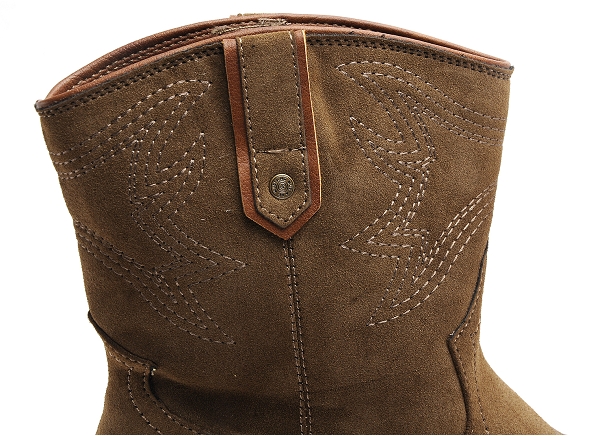 Mustang boots bottine talons femme 1478502 marron