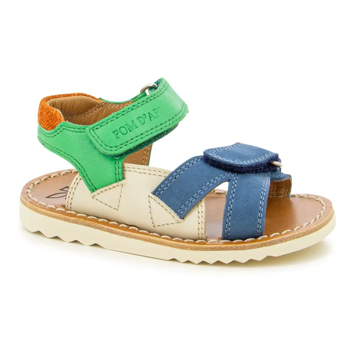 Pom d'Api Sandales Waff Jimy | Vert