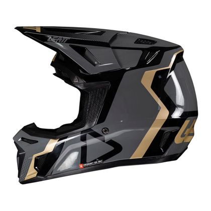 Casque cross Leatt 8.5 avec masque 5.5 2025 - Noir