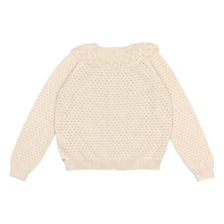 Búho Cardigan Boho Ajouré | Ecru