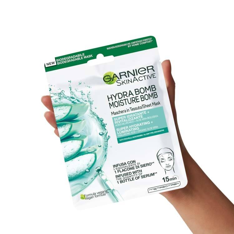 Garnier Moisture Bomb Aloe Sheet Mask 1pcs