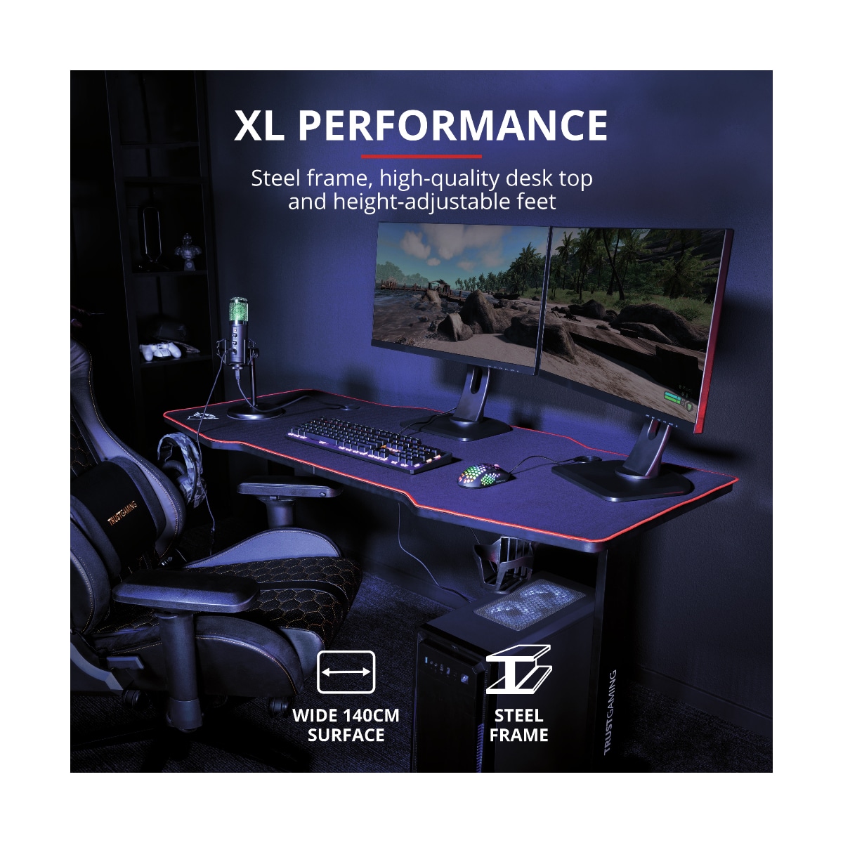 Trust GXT 1175 Imperius XL gamingbord