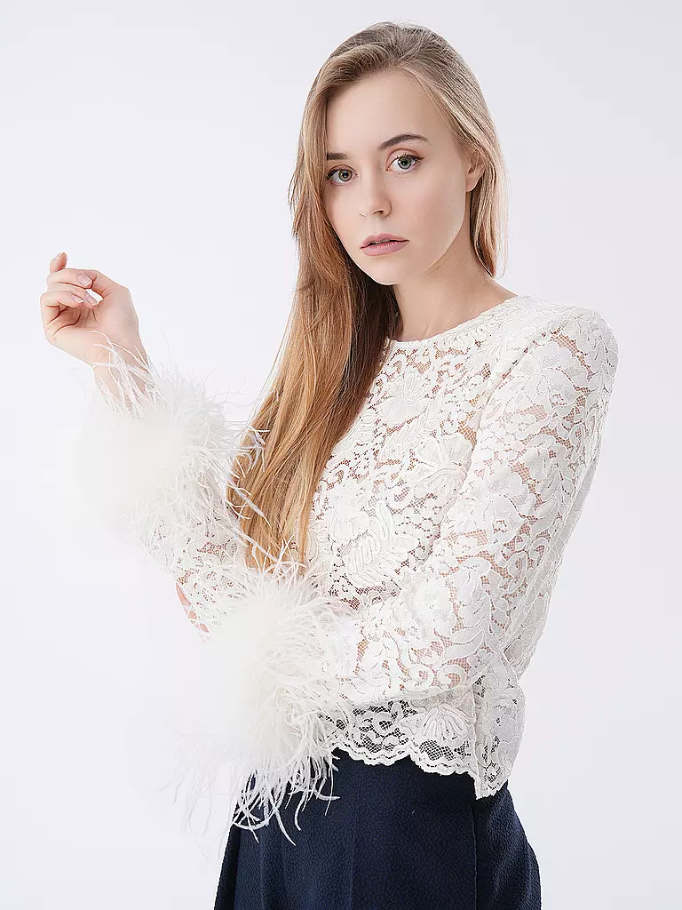 SELF-PORTRAIT Langarmshirt beige
