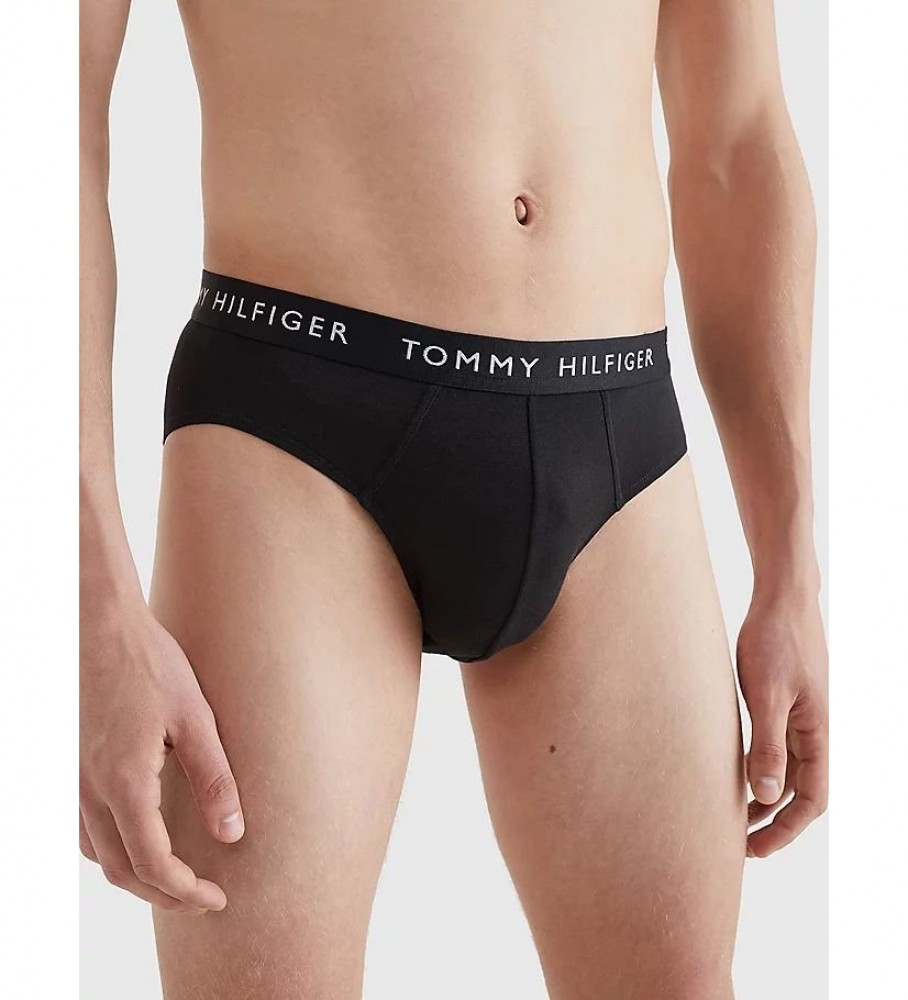 Tommy Hilfiger Pack 3 Slip Essential Preto