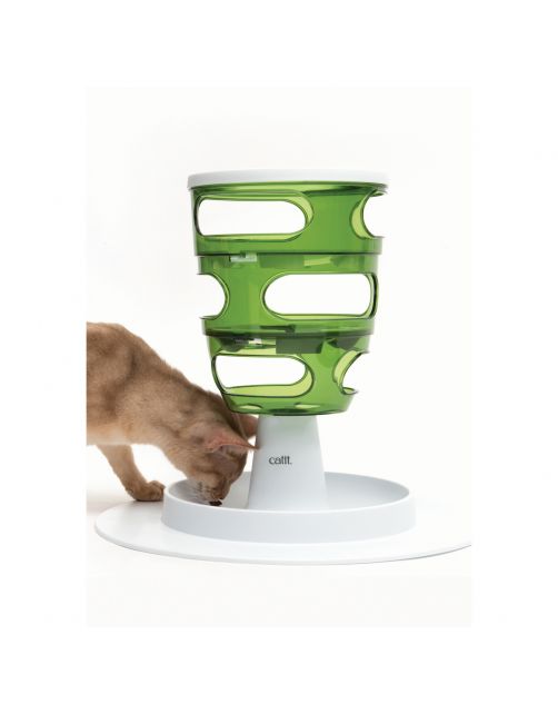 Catit Senses Food Tree - Kattenspeelgoed - 27x35x31 cm Wit Groen