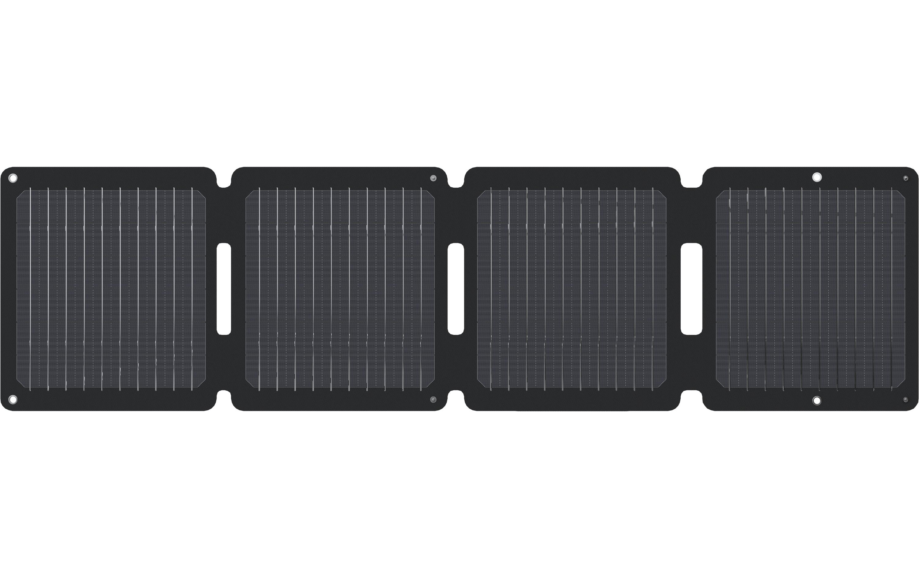 Solarpanel SolarBooster 28 WFaltbares 28-W-Solarmodul mit zwei USB-Ladeanschlüssen