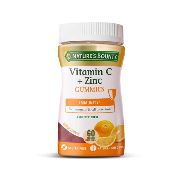 Vitamina C   Zinco, Em Gomas Sabor Laranja