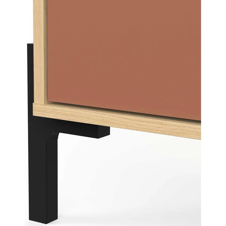 Badkamerkast Elisa - 32,90x83,60x20,50 cm - Kameelbruin/spaanplaat