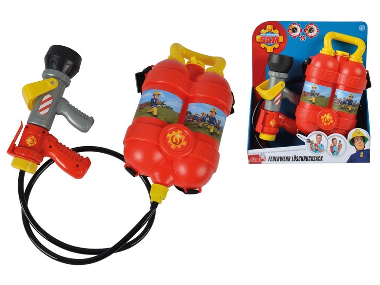 Brandweerman Sam waterpistool met tank