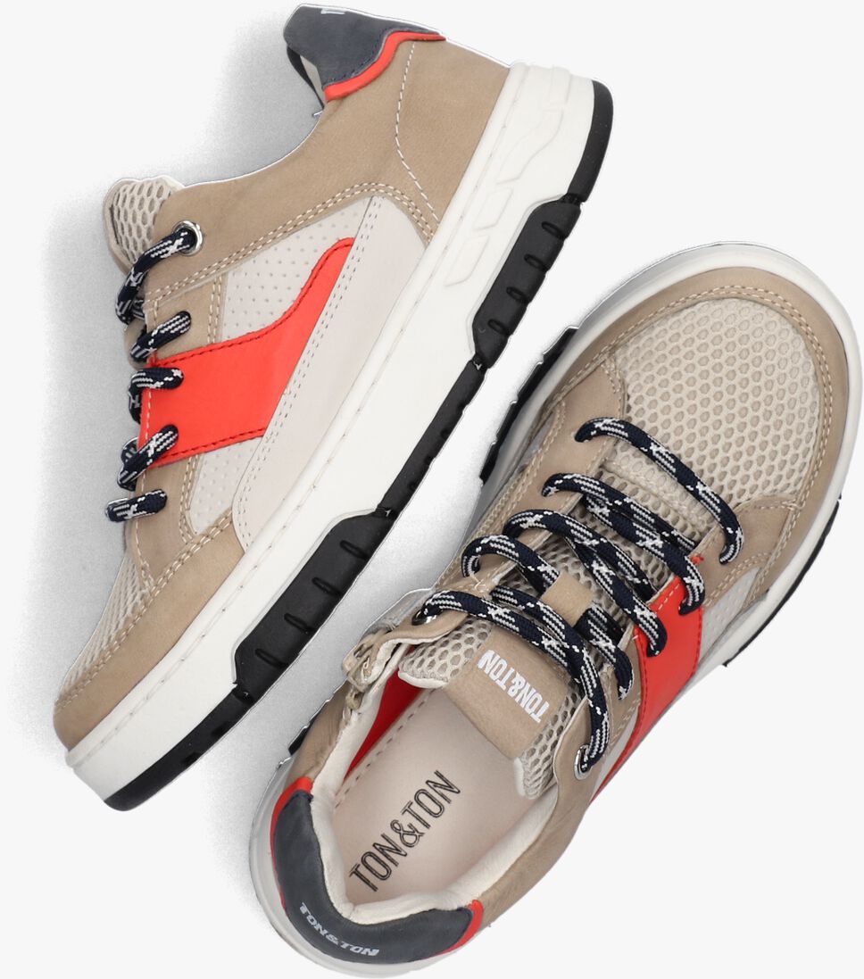 TON & TON beige ton & ton lage sneakers erjon