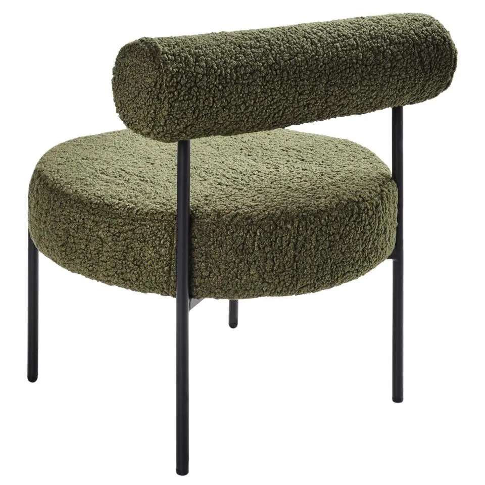 ALPHA - Fauteuil - Groen - Bouclé