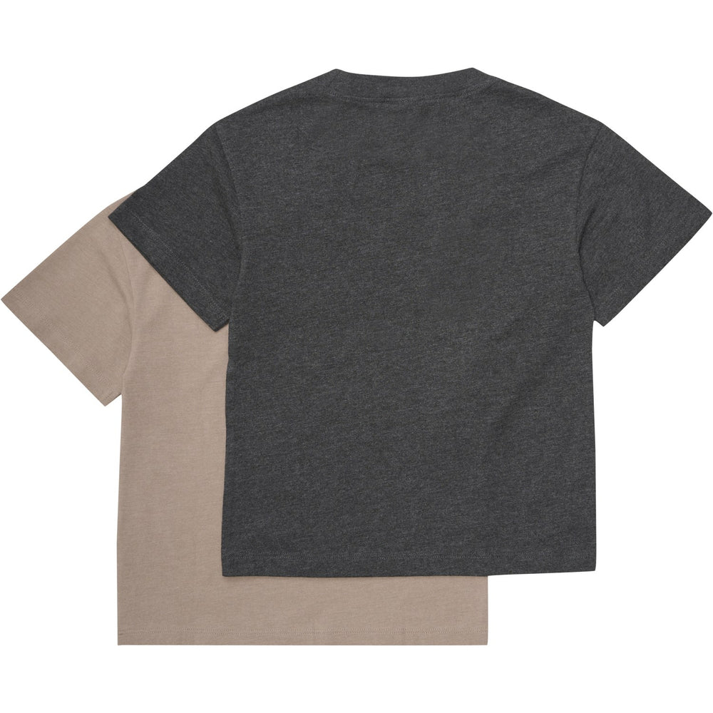 Køb Minymo Fossil T-Shirt Loose Fit 2-Pack